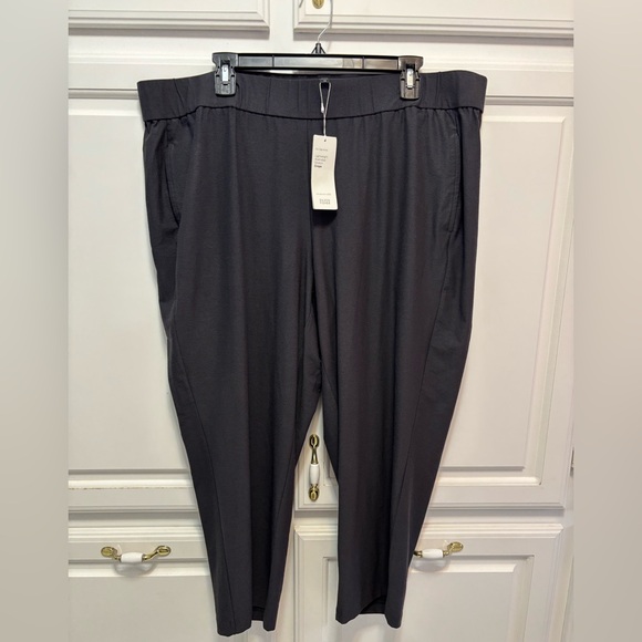 Eileen Fisher Washable Stretch Crepe Straight Ankle Pant NWT Women’s Size 1X - Picture 2 of 8